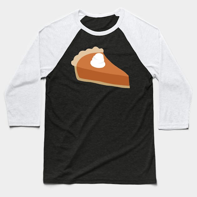 Pumpkin Pie Baseball T-Shirt by Toki